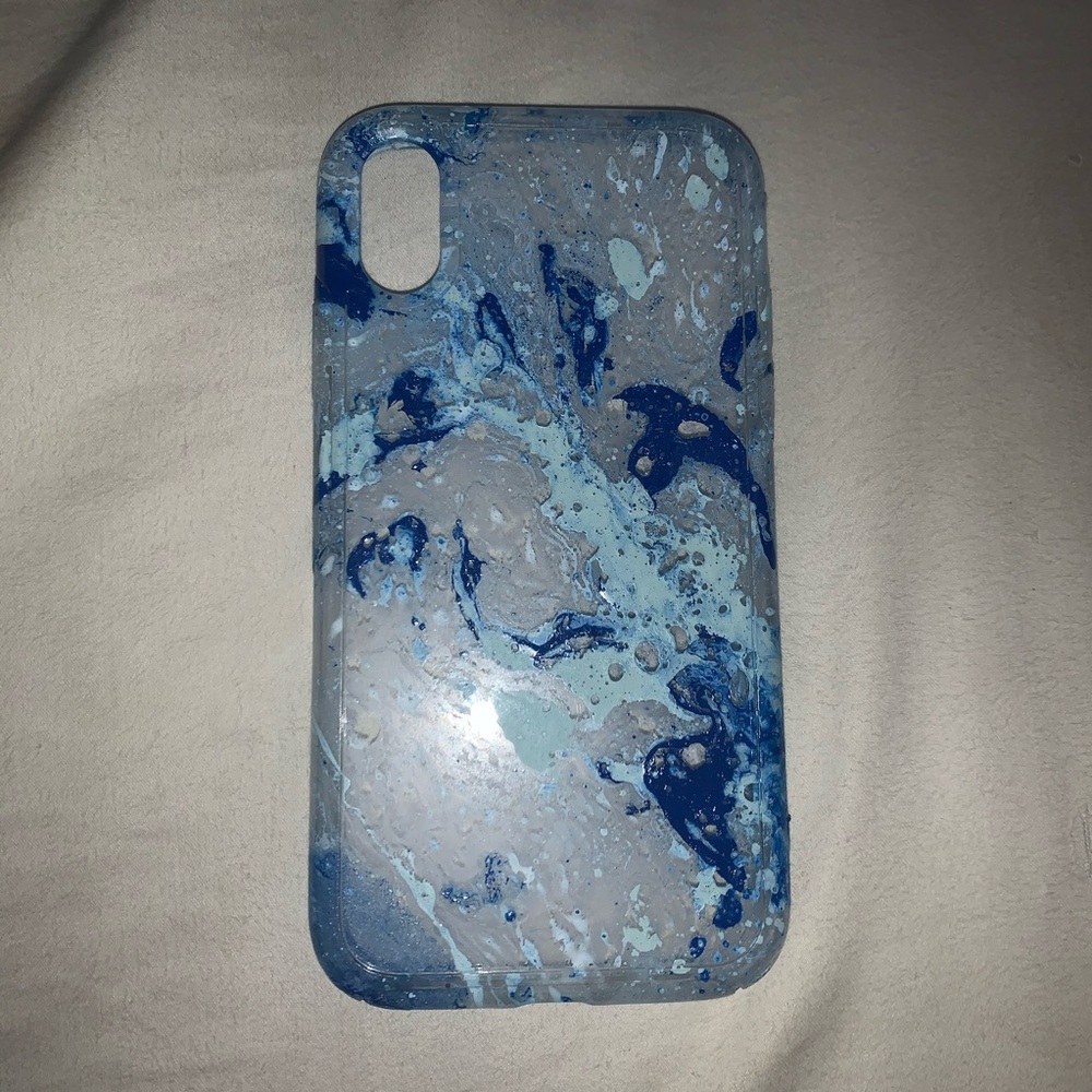 iPhone XR hydro dipped otter box case